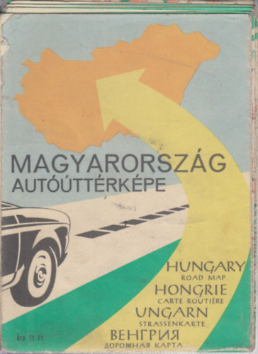 Magyarorszg auttrkpe 1:525 000