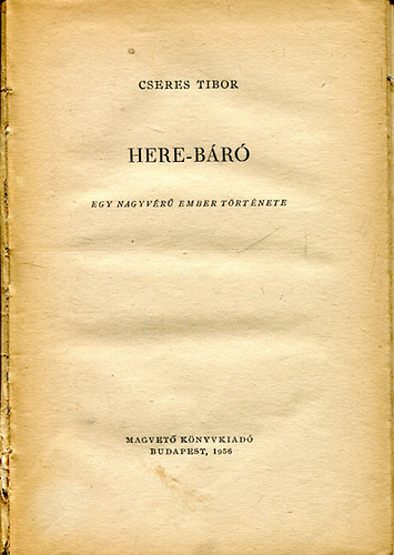 Cseres Tibor - Here-br