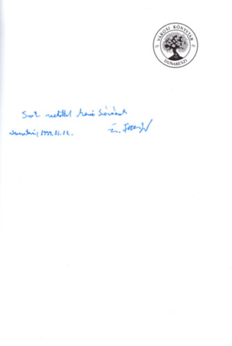 Szentkirályi Fittler József - A mindenség dadogása (Dedikált )