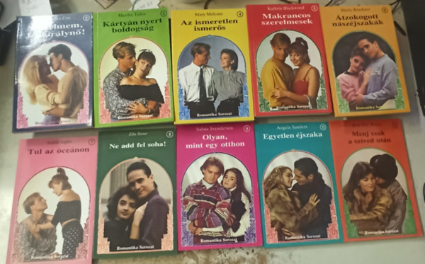 Martha Tailor, Mary Mcleane, Kathrin Blackwood, T�bb szerz� Samantha Cox - 10 Romantika sorozat (2,3,4,5,6,7,8,9,10,12)