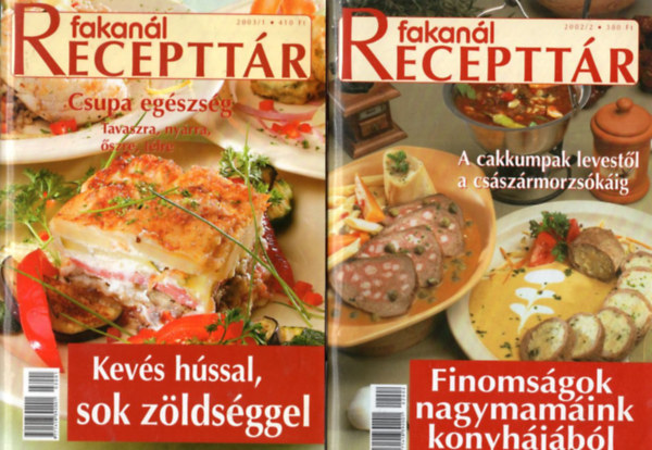 Rohrmann Katalin (szerk.) - 2 db Fakanl Recepttr 2002/2,  2003/1
