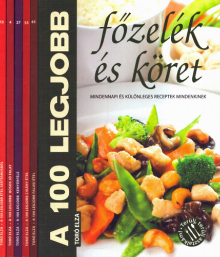 Mzes Istvn Mikls - 6 db A 100 legjobb szakcssorozatbl: A 100 legjobb kenyrfle + Fzelk s kret + Falusi tel + Cigny tel + Hsos j falat + tel sertshsbl