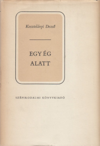 Kosztolnyi Dezs - Egy g alatt