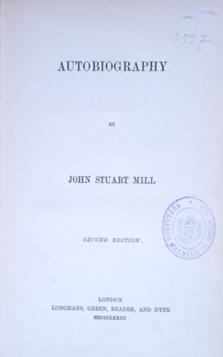 John Stuart Mill - Autobiography