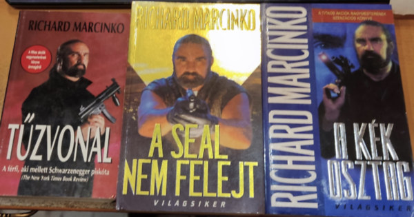Richard Marcinko - 3 db Richard Marcinko: Tzvonal + A Seal nem felejt + A kk osztag