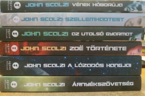 John Scalzi - 6 db John Scalzi: V�nek h�bor�ja; Szellemhadtest; Az utols� gyarmat; Zoe t�rt�nete; A l�zad�s hangjai; �rny�ksz�vets�g