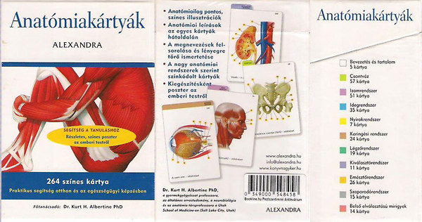Dr. Kurt H. Albertine PhD. - Anatmiakrtyk - 264 sznes krtya. Praktikus segtsg otthon s az egszsggyi kpzsben