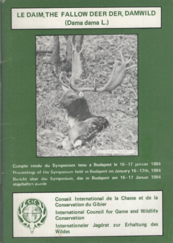 Le daim, The fallow deer Der, Damwild
