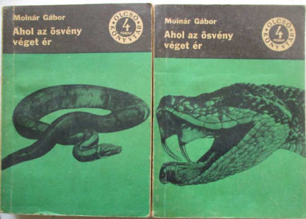 Moln�r G�bor - Ahol az �sv�ny v�get �r I-II. (Olcs� K�nyvt�r)