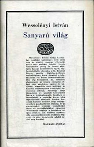 Wesselényi István - Sanyarú világ II.