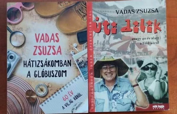 Vadas Zsuzsa - 2db Vadas Zsuzsa knyv:Htizskomban a glbuszom+ti dilik