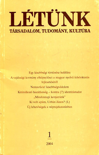 Ltnk - Trsadalom, tudomny, kultra 2004/1