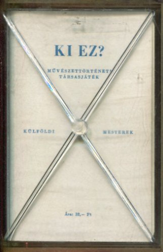 Néray-Pap - Ki ez? -Művészettörténeti társasjáték-kártyák-külföldi mesterek