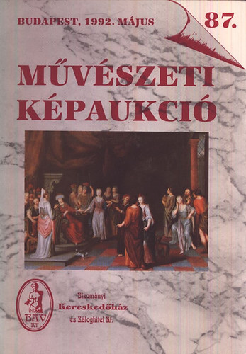 BV: 87. Mvszeti kpaukci (Budapest 1992. mjus)