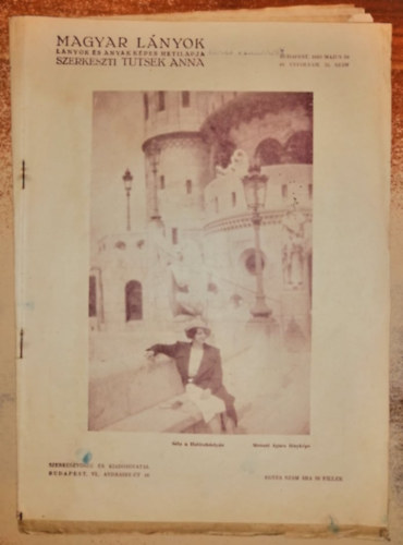Tutsek Anna  (szerk.) - Magyar L�nyok - L�nyok �s any�k k�pes hetilapja 1943 (49 �vf. 35. sz�m)