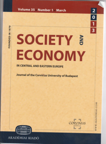 Society and economy in central and eastern europe - Volume 35
