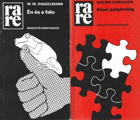 2 db RaRe knyv, W. M. Diggelmann: n s a falu, Nadine Gordimer: Ksei polgrvilg
