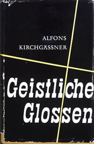 Alfons Kirchg�ssner - Geistliche Glossen (Spiritu�lis glossz�k)