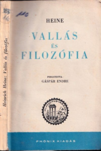 Fordtotta: Gspr Endre Heinrich Heine - Valls s filozfia (Luthertl Hegelig)