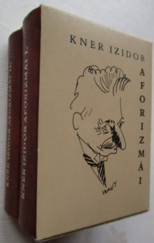Kner Izidor aforizmi I.-II. - miniknyv (Vadsz Mikls rajzaival)