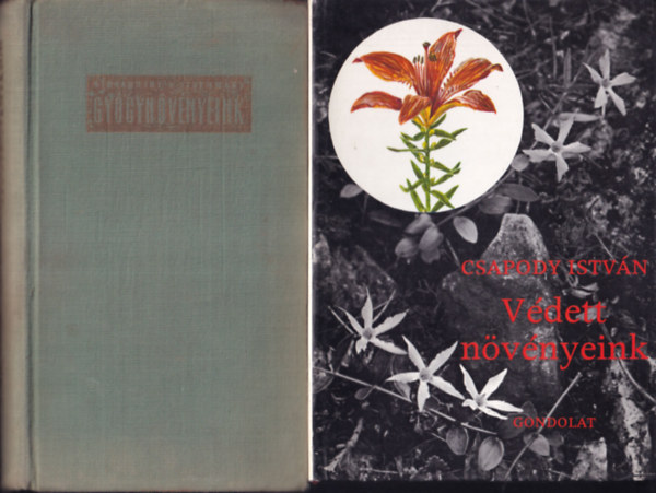 Szerző Csapody István Szerkesztő Bíró Sándor Grafikus Csapody Vera Lektor Simon Tibor Fotózta Vajda Ernő Vajda László - Védett növényeink - Bevezetés: A növényfajok védelme - Általános rész: Alapfogalmak - Magyarország védett növényfajainak névsora, tudományos neveik betűrendjében