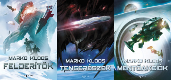 Marko Kloos - 3 db sci-fi regény a Frontvonalak sorozatból: Felderítők (Frontvonalak sorozat 2. rész) + Tengerészek (Frontvonalak sorozat 3. rész) + Mentőakciók (Frontvonalak sorozat 6. rész)