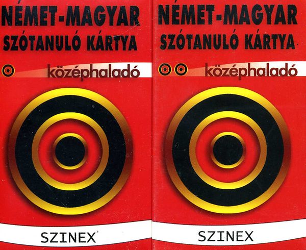 Szinex - Nmet-magyar sztanul krtya kzphalad 1-2