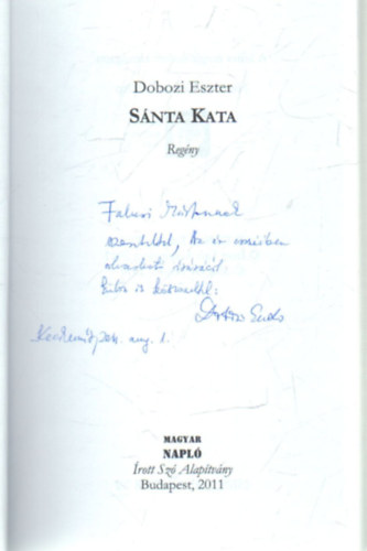 Dobozi Eszter - S�nta Kata