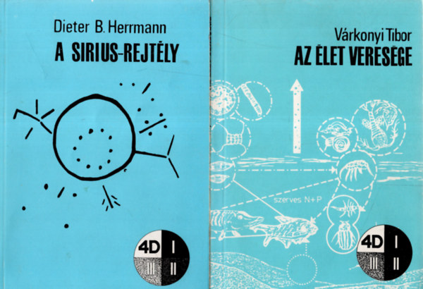 Vrkonyi Tibor, Dieter B. Herrmann - 2 db Termszettudomny knyv A Az let veresge + A sirius-rejtly )