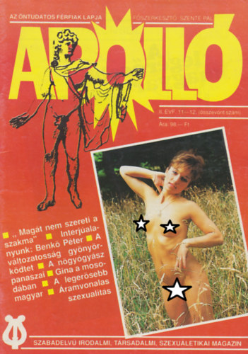 Szente Pl  (fszerk.) - Apoll (Az ntudatos frfiak lapja) II. vf. 11-12. szm (sszevont szm)