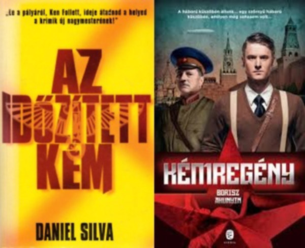 Daniel Silva Borisz Akunyin - 2 db kmregny: Kmregny + Az idztett km