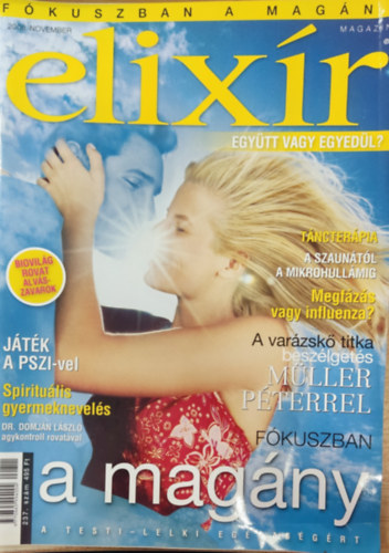 Dr. Nagy Rbert  (szerk.) - Elixr magazin 2008. november