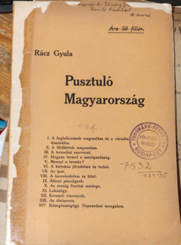 Rcz Gyula - Pusztul magyarorszg