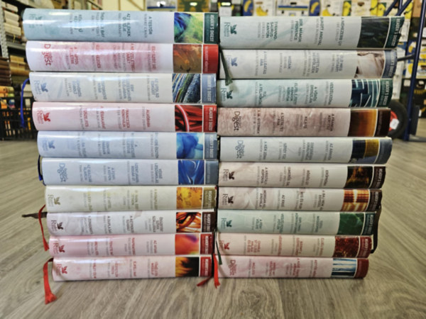 John Grisham, Jeffrey Deaver, Sandra Brown, Joseph Finder, Tami Hoag, Lee Child, Frederick Forsyth, Mary Higgins Clark, David Baldacci, Harlan Coben, Michael Connely, Szepes Mria, P James Patterson - 20db Reader's Digest ktet, KNYVMENT AJNLAT!