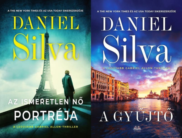 Daniel Silva - 2 db Daniel Silva krimi a Gabriel Allon sorozatbl: A gyjt + Az ismeretlen n portrja