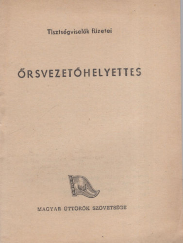 Knopp Andrsn - rsvezethelyettes - Tisztsgviselk fzetei