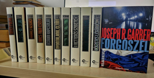 Charles Litchman, Joseph Finder, David Lindsey, Peter Robinson, Patricia Lewin, J. F. Freedman, Joseph R. Garber, John J. Nance, Vilgsikerek sorozat G. M. Ford - 11db krimi, KNYVMENT AJNLAT: Stt foly+ letre-hallra+ Kdolt zenet+ Nincs tbb esly+ Dmoni kapcsolat+ Nyomtalanul eltnt+ Bukott blvnyok+ Forgszl+ A rettegs szigete+ Vgs megkzelts+ Vgzetes lgrvny