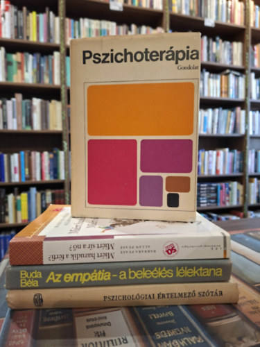 Allan és Barbara Pease, Bartha Lajos Buda Béla - 4 db pszichológia kötet, KÖNYVMENTŐ AJÁNLAT: Az empátia - a beleélés lélektana, Miért hazudik a férfi? Miért sír a nő?, Pszichológia értelmező szótár, Pszichoterápia
