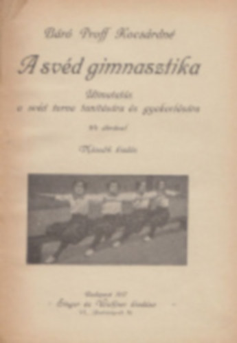 Br Proff Kocsrdn - A svd gimnasztika