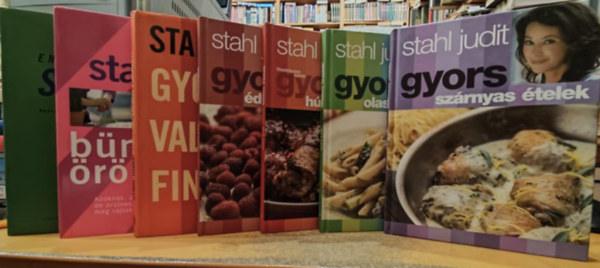 Stahl Judit - 7 db Stahl Judit: Bntetlen rmk; Enni j!; Gyorsan, valami finomat!; Gyors dessgek; Gyors hsos telek; Gyors olaszos tsztk; Gyors szrnyas telek