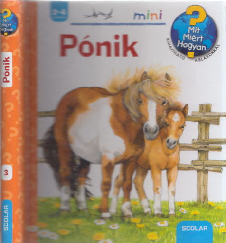 Horváth Virág  (szerk.) - Pónik - Mit? MIért? Hogyan? (kihajtható ablakokkal)