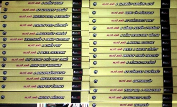 Rejtő Jenő - A ponyva királyai: Rejtő Jenő sorozat 1-28. (A tizennégy karátos autó, Vanek úr Párizsban, Az elátkozott part, A három testőr Afrikában, A Néma Revolverek Városa, A Nevada szelleme, Pokol a hegyek között, Bradley Tamás visszaüt, A L