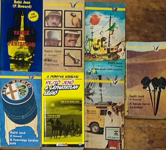Rejt� Jen� - 7db Rejt� Jen� reg�ny - A L�thatatlan L�gi�, A tizenn�gy kar�tos aut�, A S�rga Garnizon, Az elveszett cirk�l�, Bradley Tam�s vissza�t, A h�rom test�r Afrik�ban, Vanek �r P�rizsban