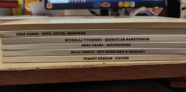 Mit mes�l a term�szet csomag (6 k�tet): Szokatlan bar�ts�gok + R�pa, retek, mogyor� + Erd� emeletei + M�zesv�ros + Mit mes�lnek a hegyek? + V�ziv�r