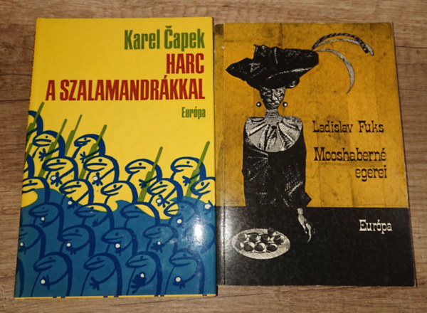 Karel Capek Ladislav Fuks - 2 remek cseh reg�ny: Harc a szalamandr�kkal, Mosshabern� egerei