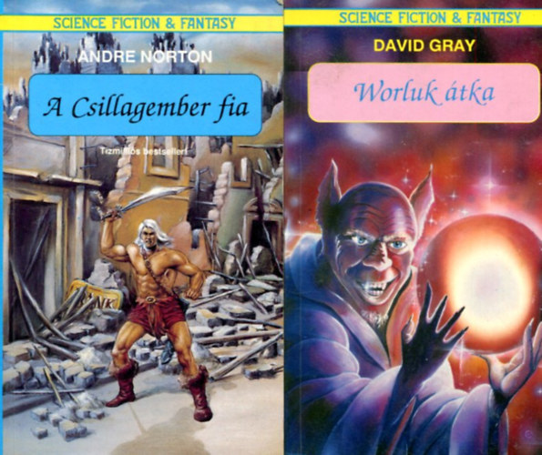 Andre Norton - David Gray - 2 db Science Fiction & Fantasy könyv