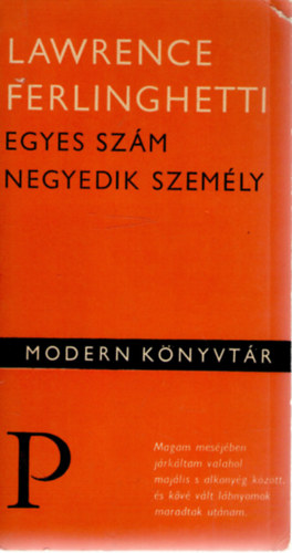 Lawrence Ferlinghetti - Egyes sz�m negyedik szem�ly