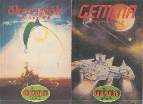 2 db. sci-fi novell�sk�tet (�kov�zi�k + Gemma)
