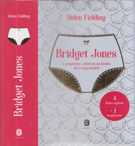 Helen Fielding - Bridget Jones - Jubileumi dszkiads (4ktet egyben +1 meglepets)