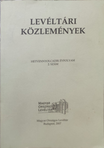 Levltri kzlemnyek hetvennyolcadik vfolyam 2. szm
